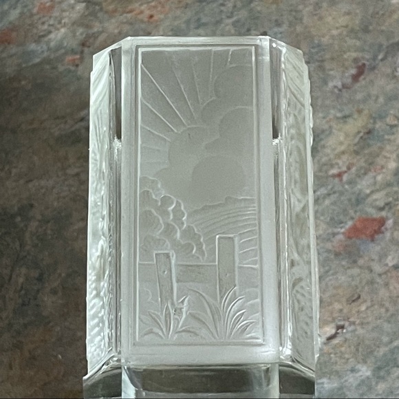 ART DECO CZECH FROSTED CIGARETTE π¬ HOLDER -EQUESTRIAN π THEME CIRCA 1935 EUC - Picture 14 of 16